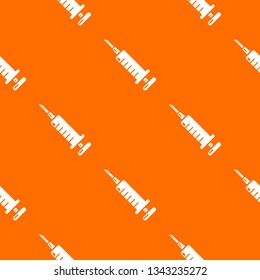 Syringe pattern vector orange for any web design best