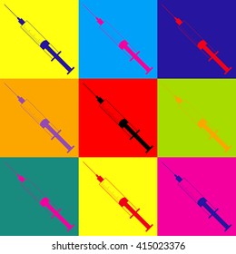 Syringe sign