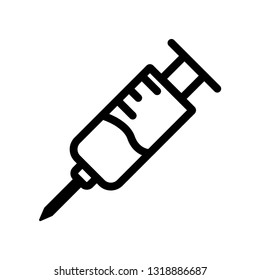 Syringe Simpel Icon Vector