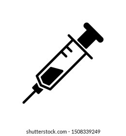 Syringe simple icon vector design