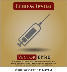 Syringe symbol