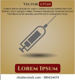 Syringe symbol
