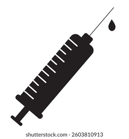 Syringe symbol Icon. Vector flat outline logo mark of medical injection used by doctor or clinic surgeon. Set collection of disposable vaccine aid needle with injector to cure illness of the patient.
