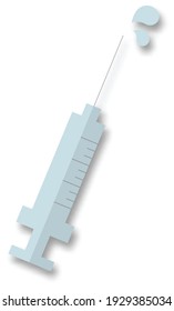 Syringe for treating diseases such as COVID-19.