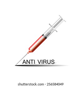 Syringe with vaccine
