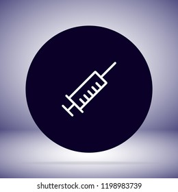 Syringe  vector icon