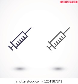 Syringe  vector icon