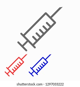 Syringe  vector icon
