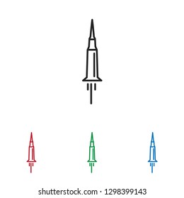 Syringe vector icon