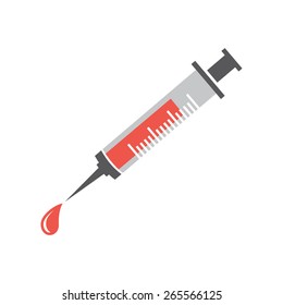 Syringe vector icon