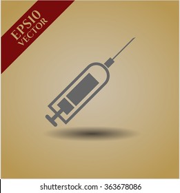 Syringe vector icon