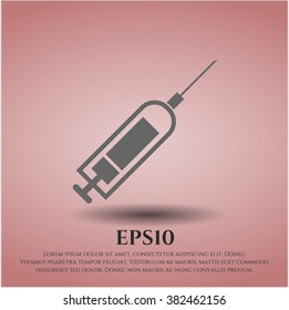 Syringe vector icon