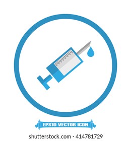 Syringe vector icon