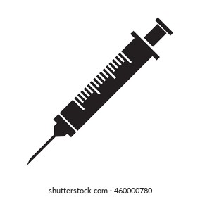 Syringe vector icon