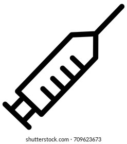 Syringe Vector Icon