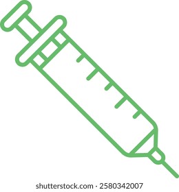 Syringe vector icon. Can be used for printing, mobile and web applications.