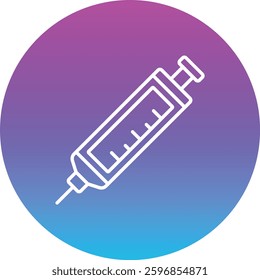 Syringe vector icon. Can be used for printing, mobile and web applications.