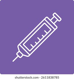Syringe vector icon. Can be used for printing, mobile and web applications.
