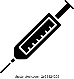 Syringe vector icon. Can be used for printing, mobile and web applications.