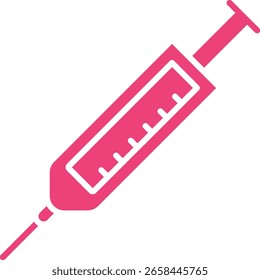 Ícone do vetor da seringa. Pode ser usado para impressão, aplicativos móveis e da Web.