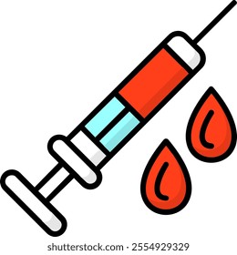 Syringe Vector Icon Design Symbol
