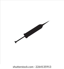 syringe vector icon flat design