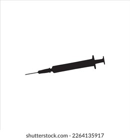 syringe vector icon flat design