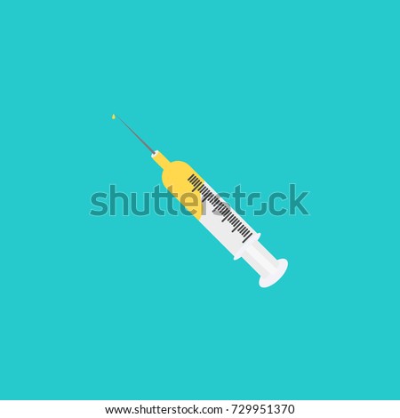 Similar – Medical syringe on colorful background.