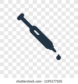 Syringe vector icon isolated on transparent background, Syringe transparency logo concept