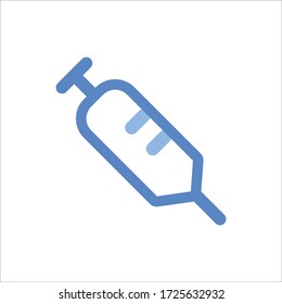 Syringe vector icon isolated on transparent background, Syringe transparency logo concept