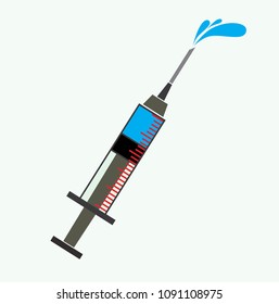 syringe vector illustration
