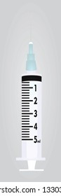 Syringe. vector illustration