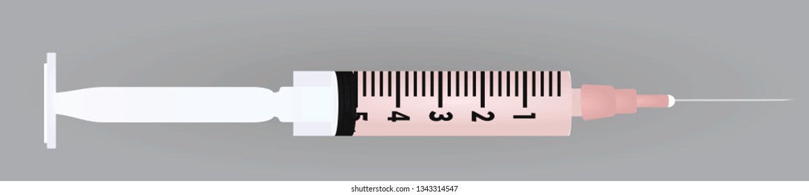 Syringe. vector illustration