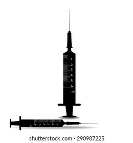 syringe vector illustration.