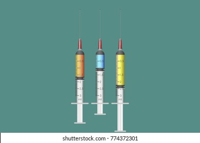 Syringe vector illustration	
