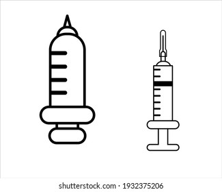 syringe vector illustration design. A tool for entering and extracting liquids