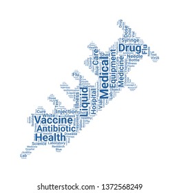 syringe word cloud. tag cloud about syringe