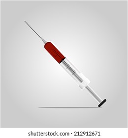 Syringes of vaccine
