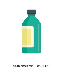 Sirup-Flasche-Symbol. Flache Illustration von Sirup-Flasche, Vektorsymbol einzeln auf weißem Hintergrund