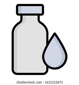 
Syrup Bottle Isolated Vector icon which can be easily modified or edit
