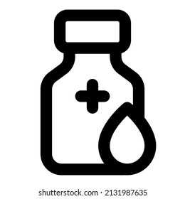 syrup icon with black color