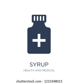 Syrup icon. Trendy flat vector Syrup icon on white background from Health and Medical collection, vector illustration can be use for web and mobile, eps10