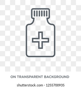 Syrup icon. Trendy flat vector Syrup icon on transparent background from Health and Medical collection. High quality filled Syrup symbol use for web and mobile