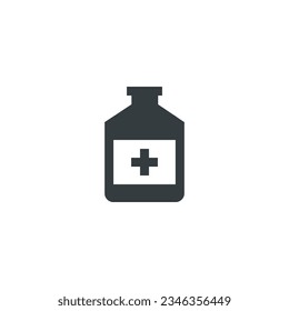 Icono de jarabe, ilustración del vector de jarabe