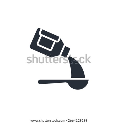 syrup icon. vector.Editable stroke.linear style sign for use web design,logo.Symbol illustration.