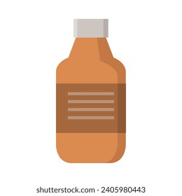 Syrup illustrated on white background