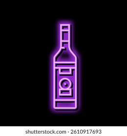 syrup pineapple neon light sign vector. syrup pineapple illustration