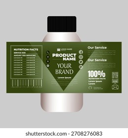 Entwurfsvorlage für Sirup-Produkte