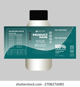 Entwurfsvorlage für Sirup-Produkte