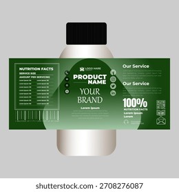 Entwurfsvorlage für Sirup-Produkte